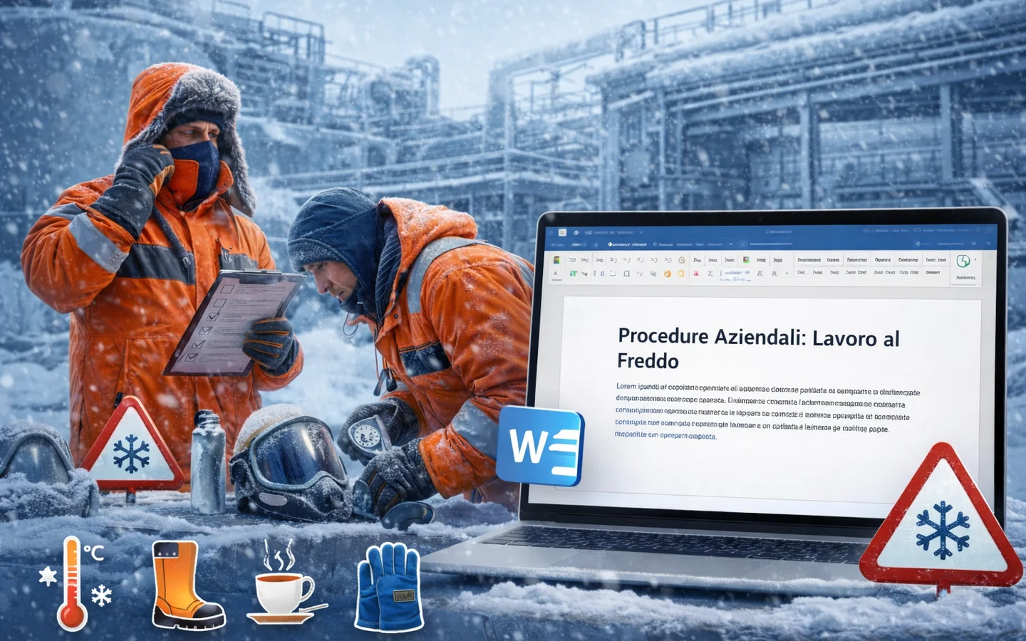 Procedure professionali per il lavoro al freddo e documentazione digitale