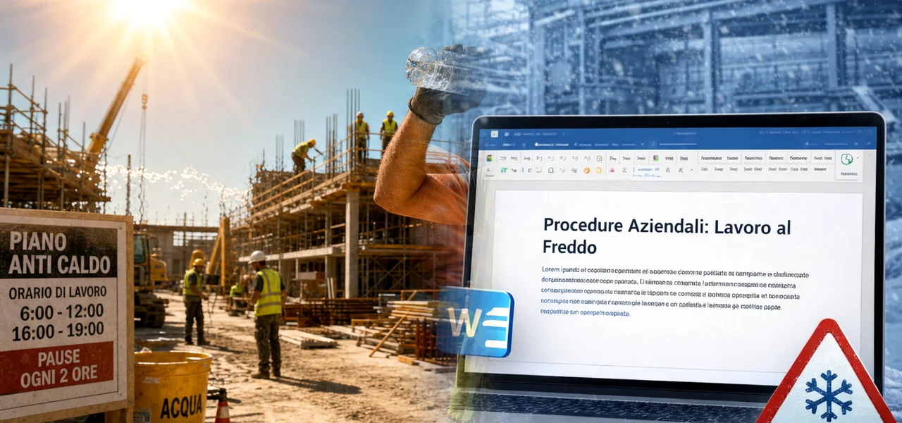 Suite Microclima per scenari di lavoro al caldo e al freddo